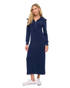 Varley Jilli Boutique Navy Midi Dress Zipper Ariella