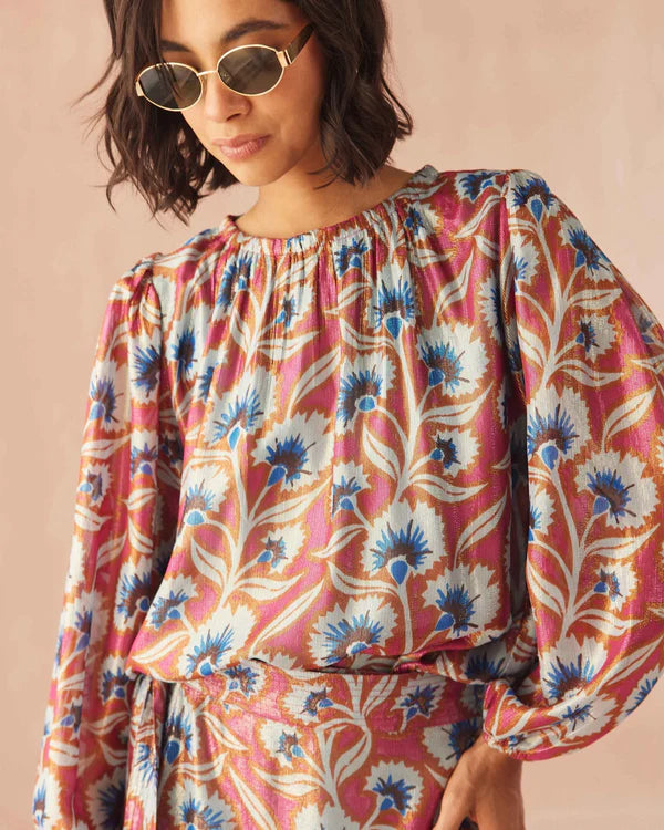 Ayla Blouse Omika Jilli Boutique Everly Currant