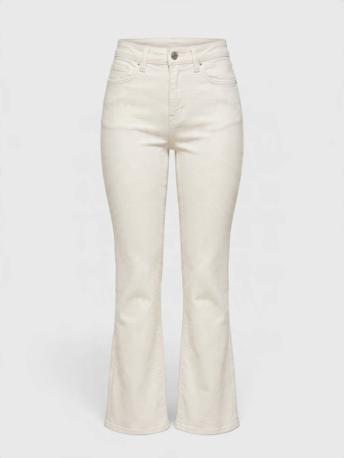 Elowen Midrise Bootcut in Off White