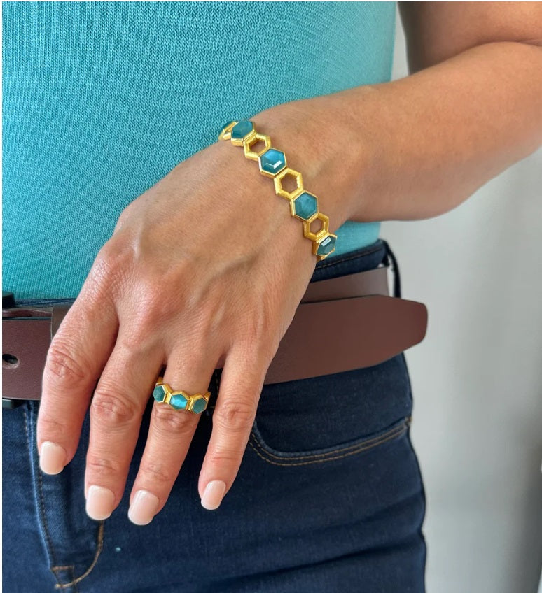 Aquamarine Ice Blue Bracelet