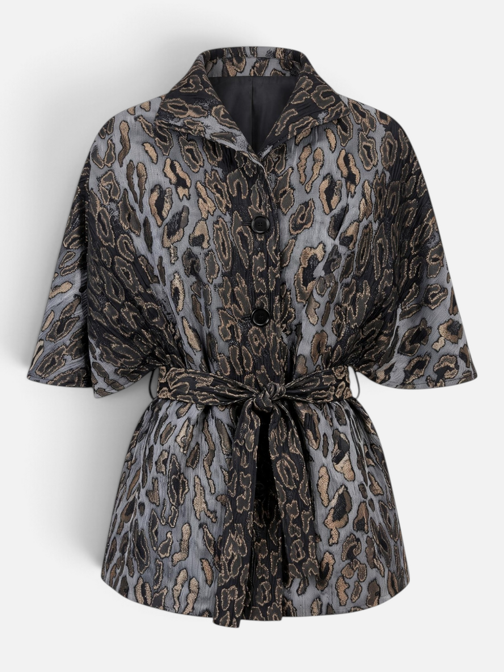 Silver Black and Gold BoHo Chic Jacket Jilli Boutique 