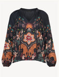 Sophie Top in Leopard Peony Jilli Boutique Caballero