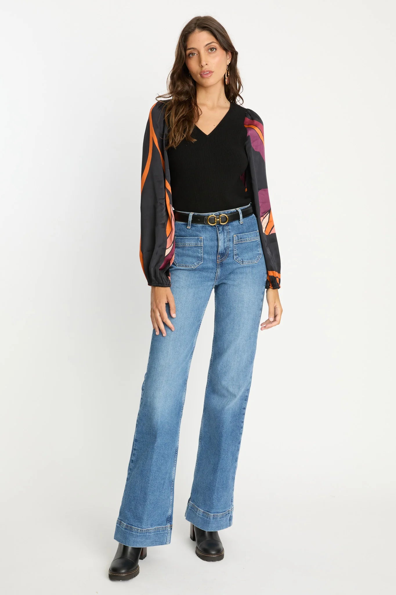 Arielle Top in African Paradise Jilli Boutique Caballero Atlanta Buckhead Dunwoody Collection