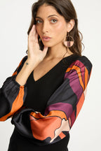 Arielle Top in African Paradise Jilli Boutique Caballero Atlanta Buckhead 