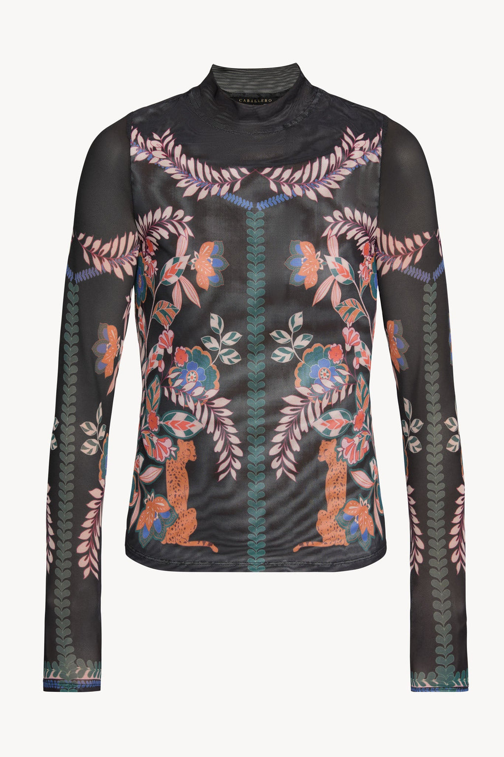 Marta Top in Zulu Prince Cheetah Caballero Collection Jilli Boutique