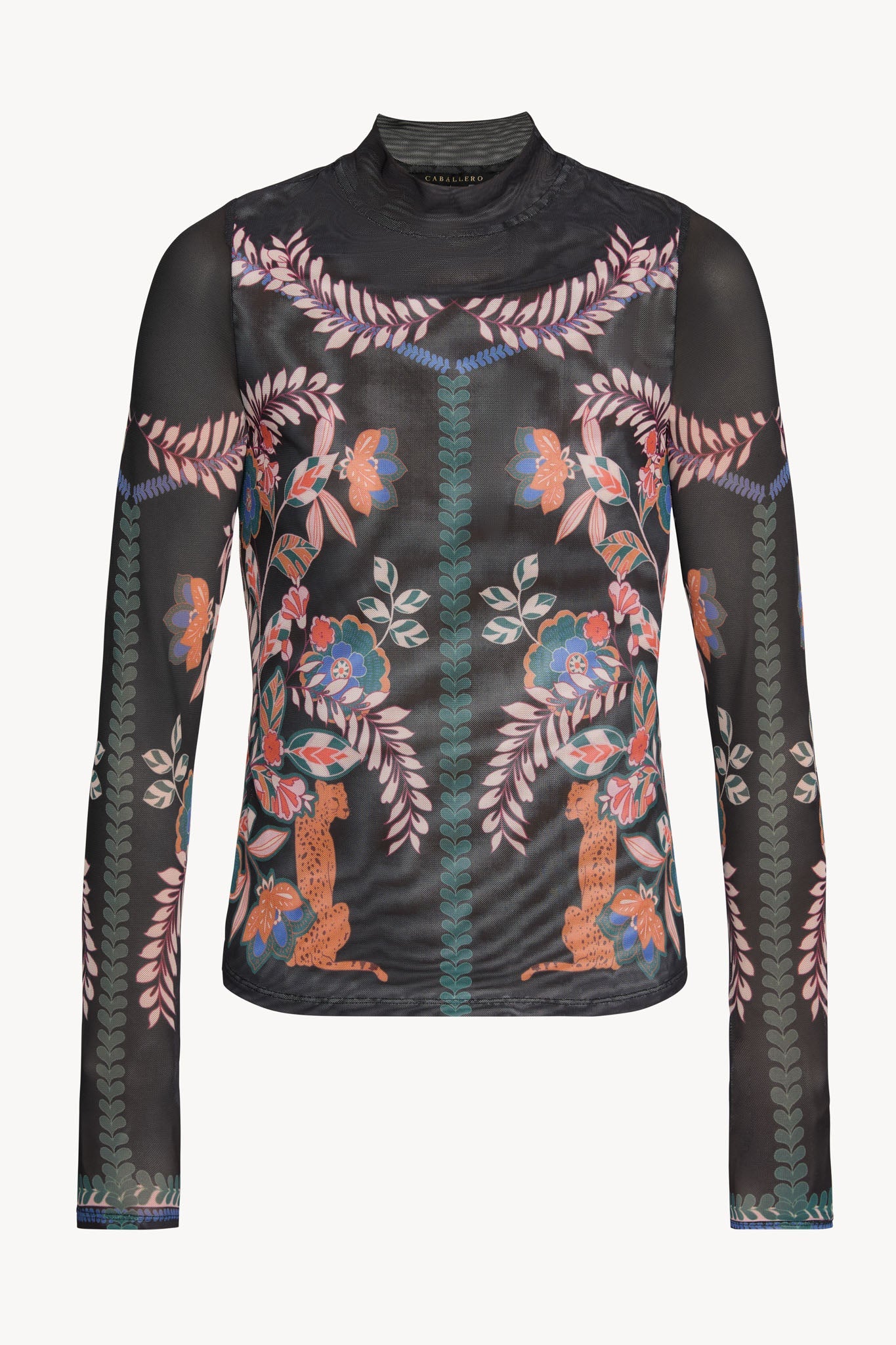Marta Top in Zulu Prince Cheetah Caballero Collection Jilli Boutique