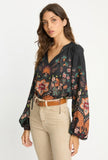 Sophie Top in Leopard Peony Jilli Caballero