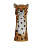 Hand-Painted Stoneware Cheetah Vase Jilli Boutique Atlanta
