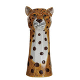 Hand-Painted Stoneware Cheetah Vase Jilli Boutique Atlanta
