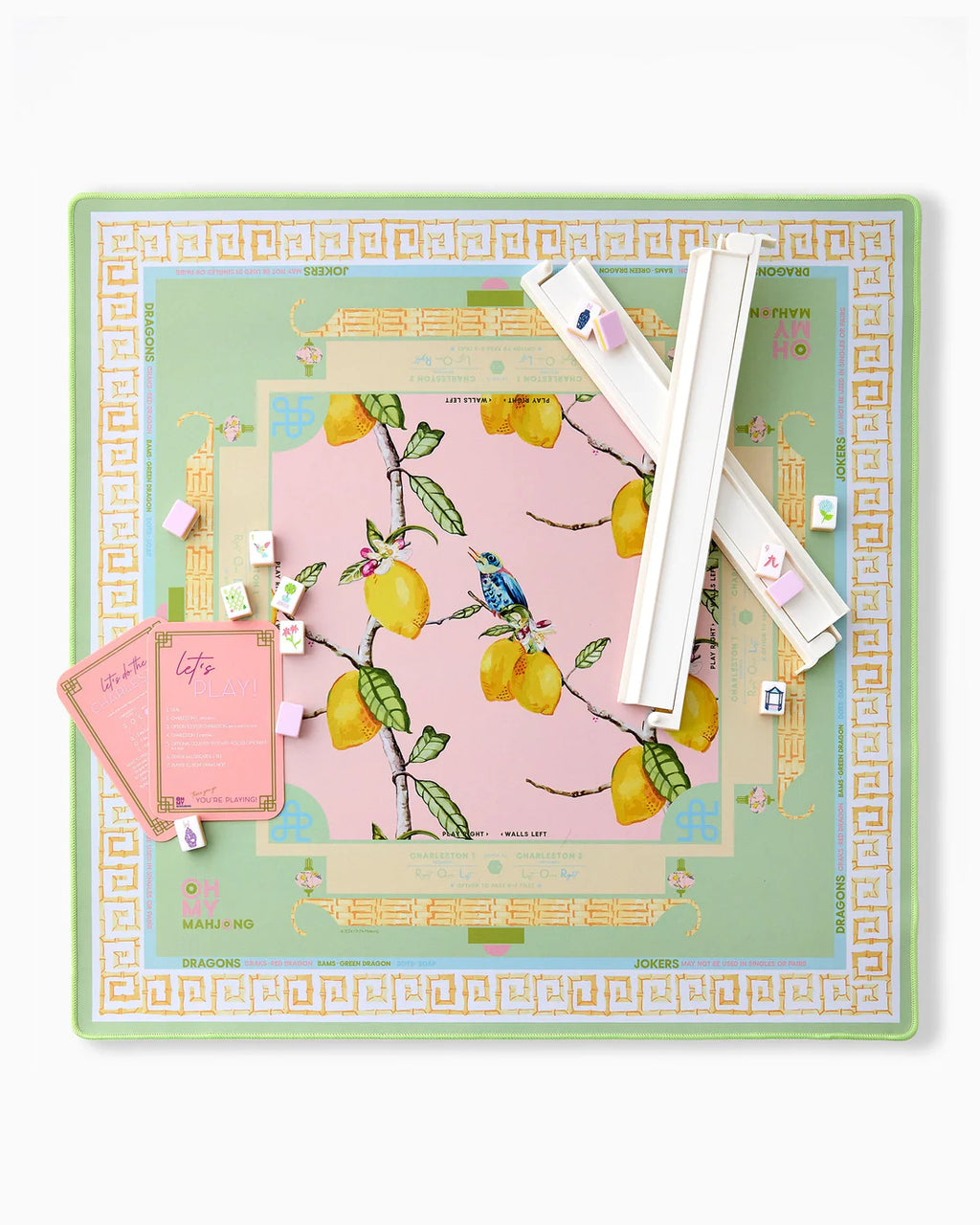 Oh My Mahjong Citrus Songbird Mat
Jilli Boutique