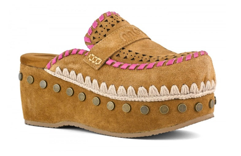 Mou overstitch clog jilli 