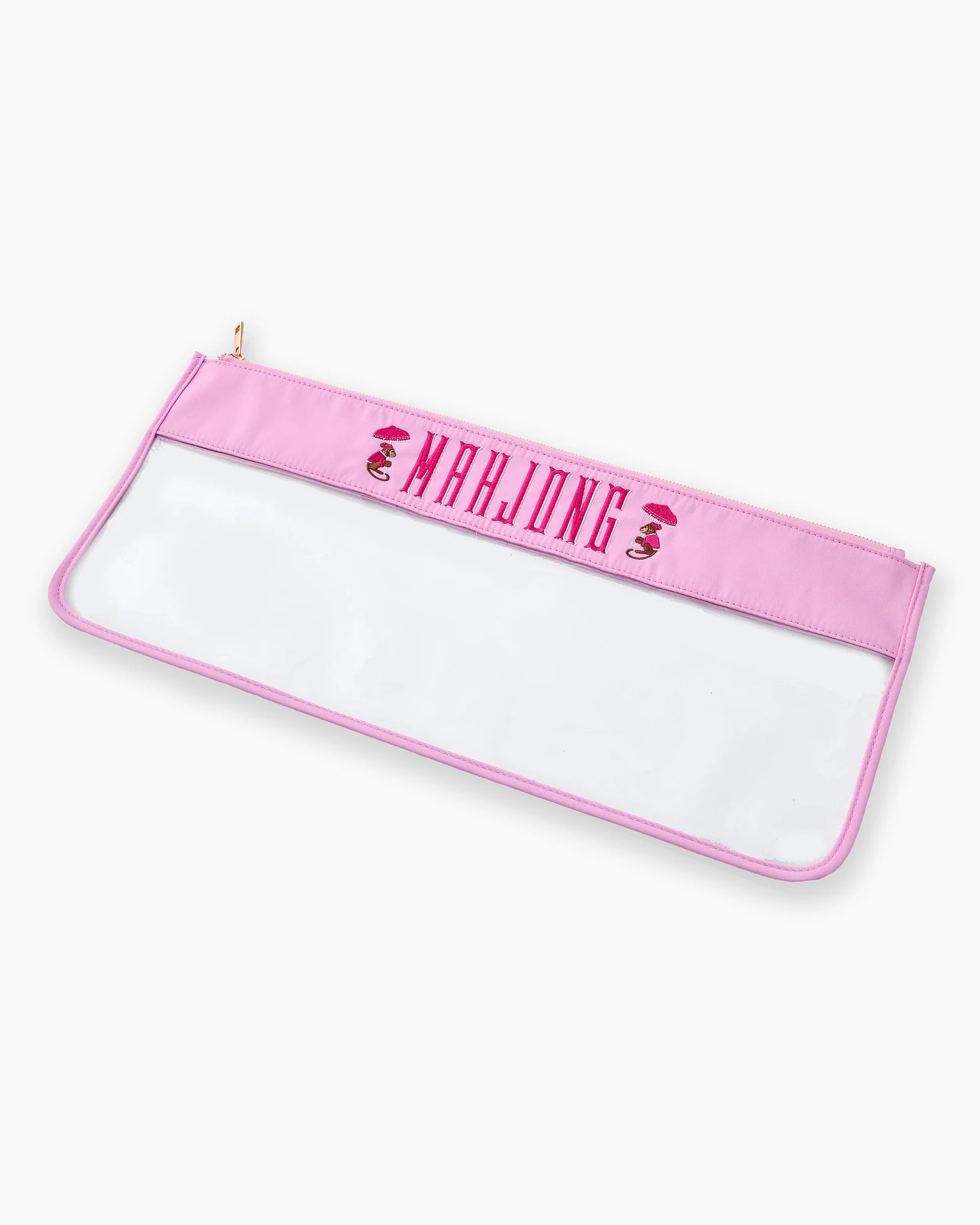 Cotton Candy Monkey Mahjong Bag by Oh My Mahjong Jilli Boutique Atlanta