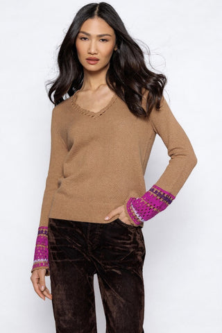CUFF LINKS Sweater by Lisa Todd