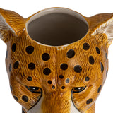 Hand-Painted Stoneware Cheetah Vase Jilli Boutique atlanta zoo