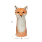 Hand-Painted Stoneware Fox Vase Jilli Boutique Gary the goat garden