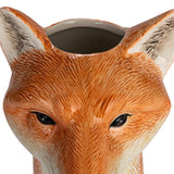 Hand-Painted Stoneware Fox Vase England Gardening Chelsea Flower show Jilli Boutique 