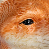 Hand-Painted Stoneware Fox Vase jilli boutique atlanta anthropologie creative co op gardening