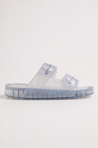 Julio Sandals Dusty Blue Vinyl