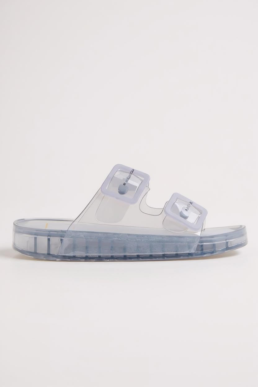 Julio Sandals Dusty Blue Vinyl