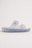 Julio Sandals Dusty Blue Vinyl