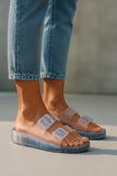 Julio Sandals Dusty Blue Vinyl