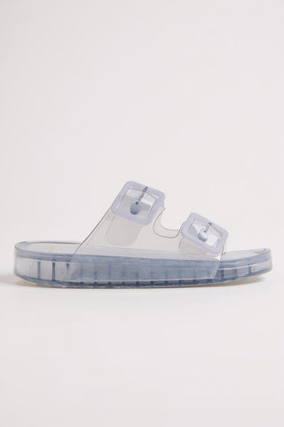 Julio Sandals Dusty Blue Vinyl