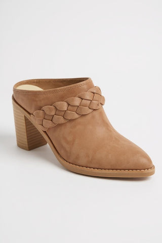 MULES IN TRUFFLE SUEDE by Dolce Vita