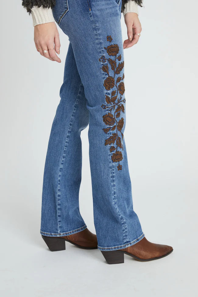 Kelly Boot Cut Denim - Artic Rodeo Jilli Boutique