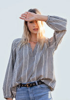 100%COTTON Bennett Blouse Jilli Boutique Dylan