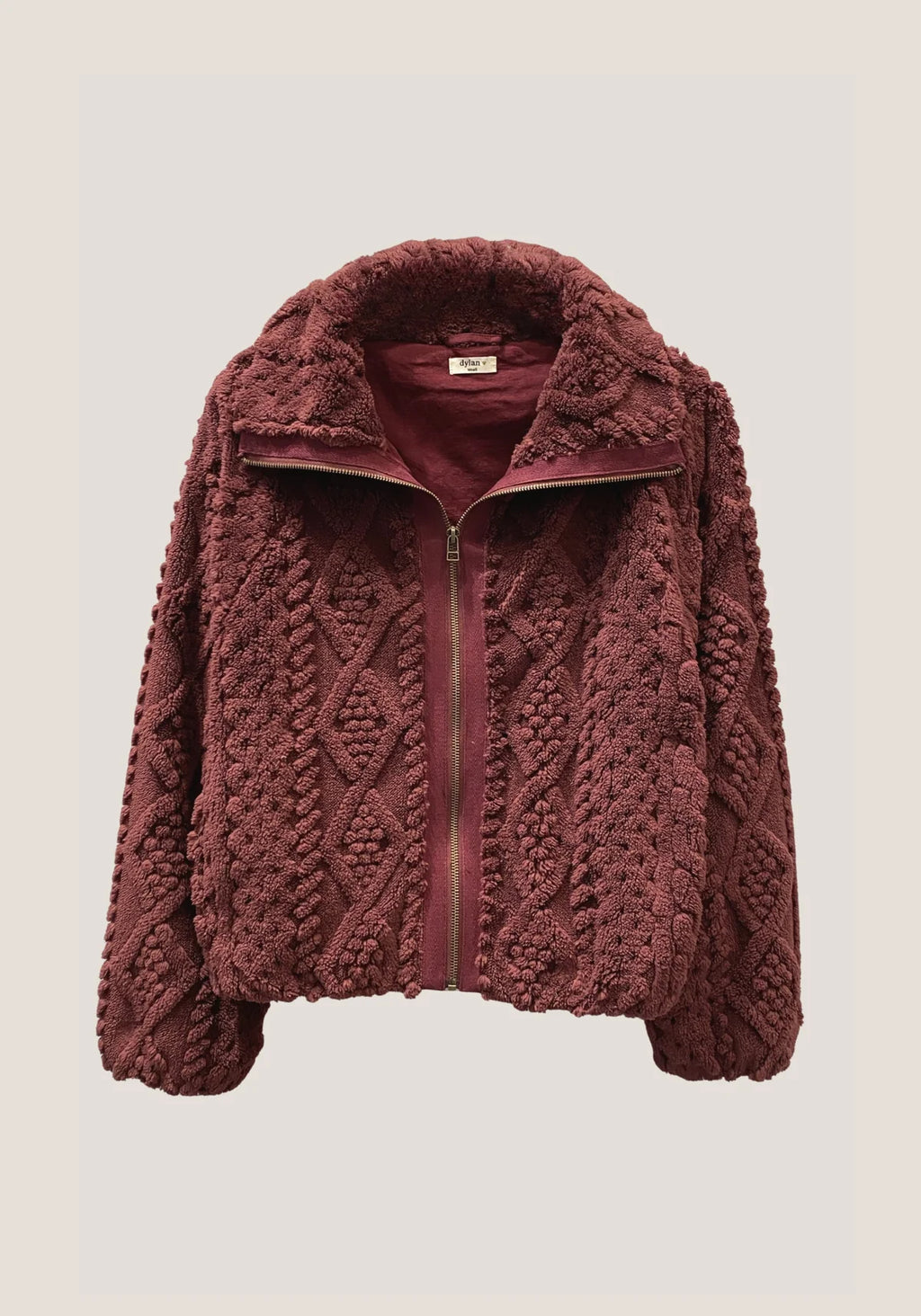 Maroon Cable Knit Jacket So Cozy Cable Jacket Jilli Boutique Dylan