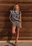 dylan women's cargo short olive jilli 