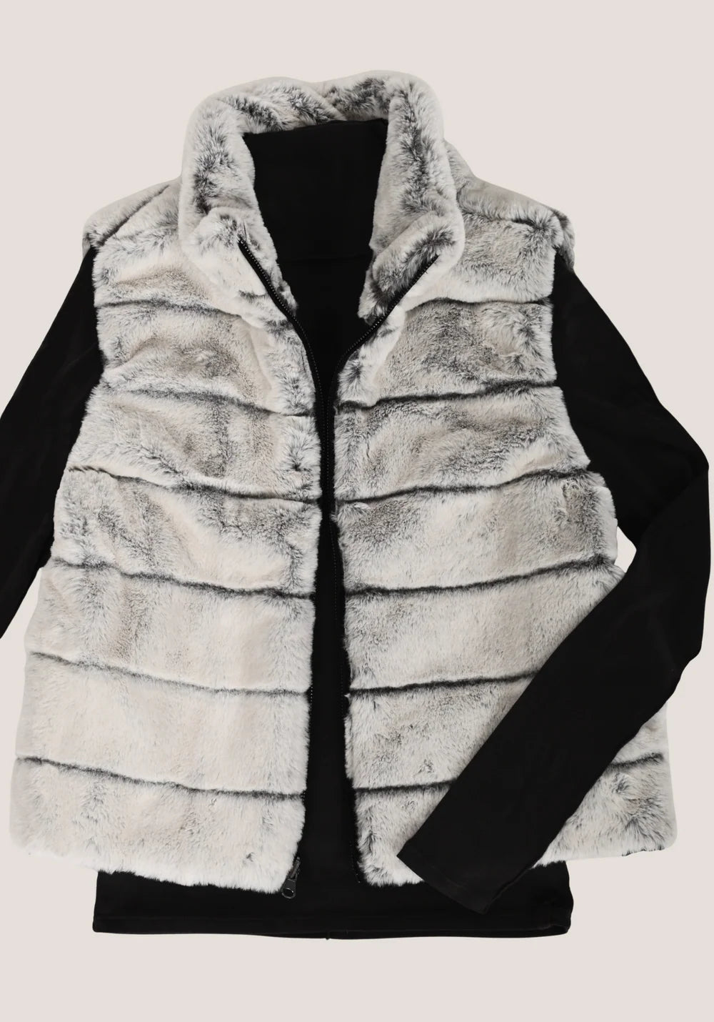 Dylan Classic Fur Vest Reversible Jilli Boutique