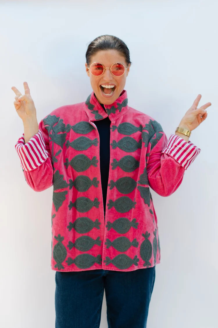 Eleanor James Brand Jilli Boutique Sgt. Pepper Crew Jacket