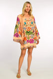 Chelsea Dress in Tapestry Peach elizabeth james the label jilli 