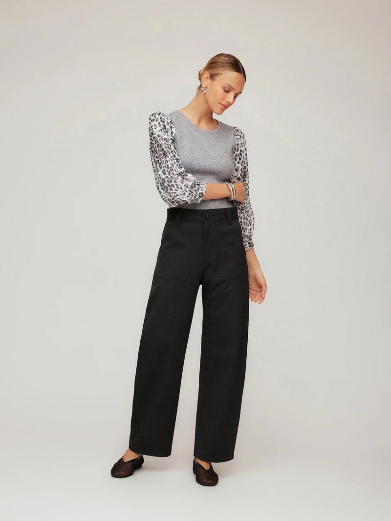 Contrast Lori Top Fifteen Twenty Jilli Boutique Animal Print