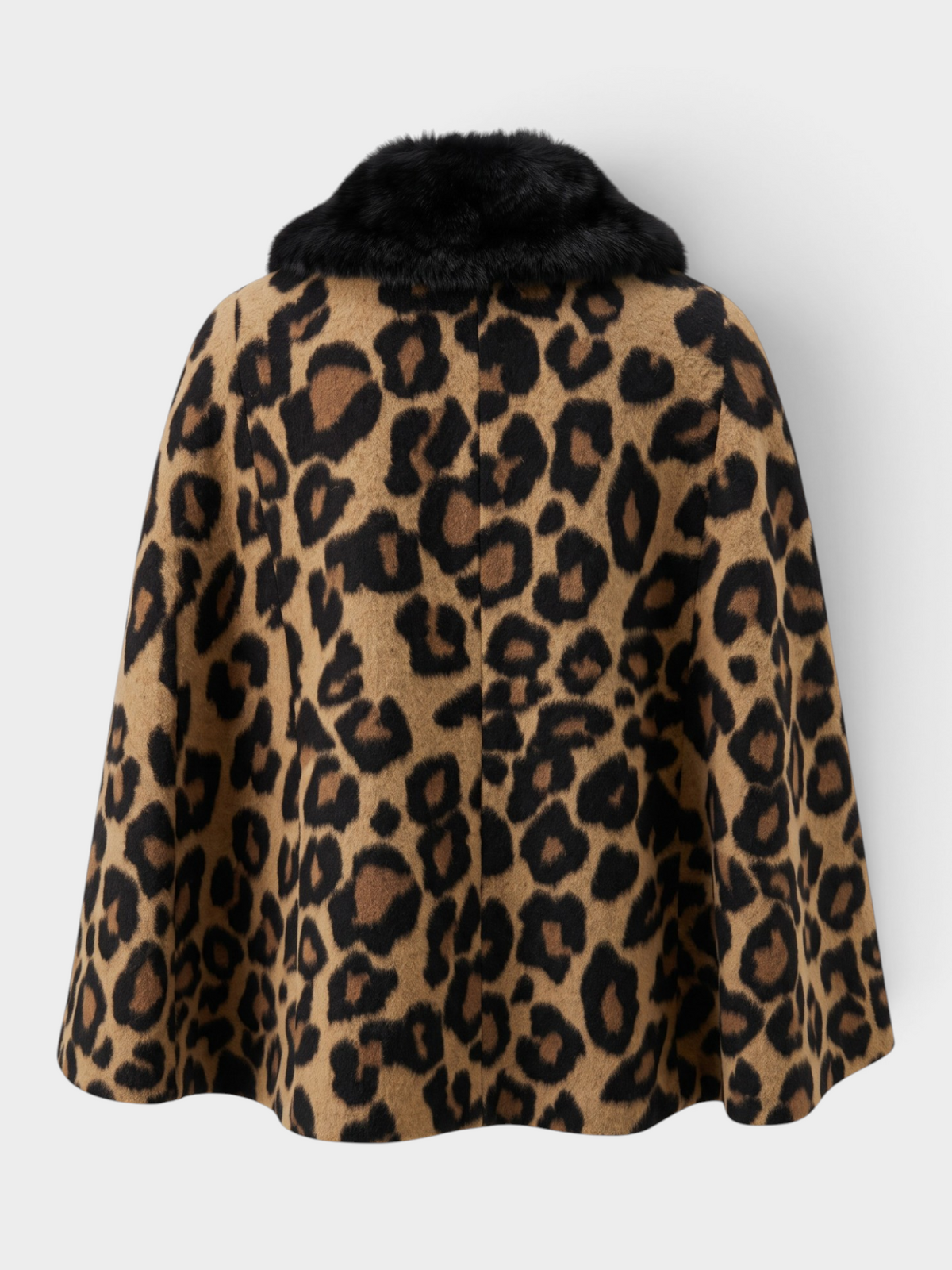 Aly Coat by Flora Bea - Leopard Wool