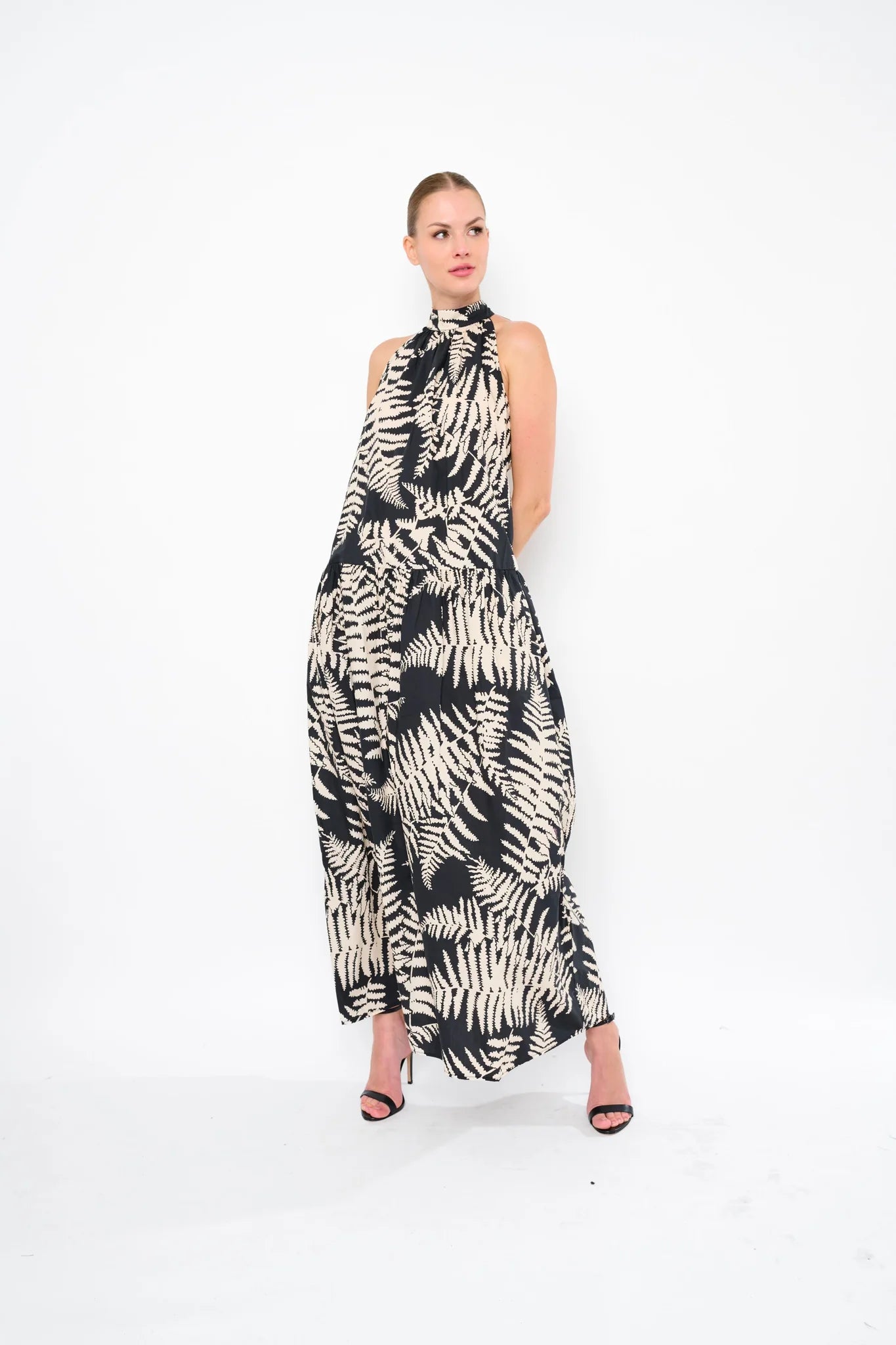 Eleana Dress Windswept Print by Flora Bea Jilli Boutique