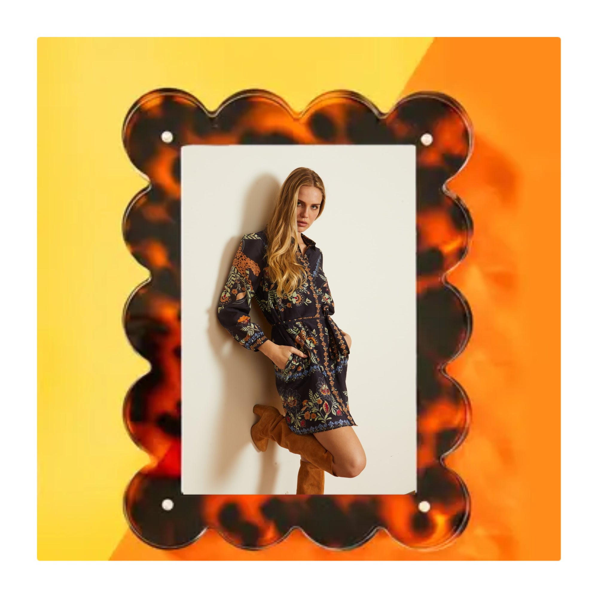 frame acrylic scalloped tart jilli boutique