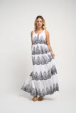 guadelupe Pegasus Dress Black/White Jilli Boutique Atlanta