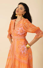 Treasure Chiffon Maxi Dress Hale Bob Jilli Boutique