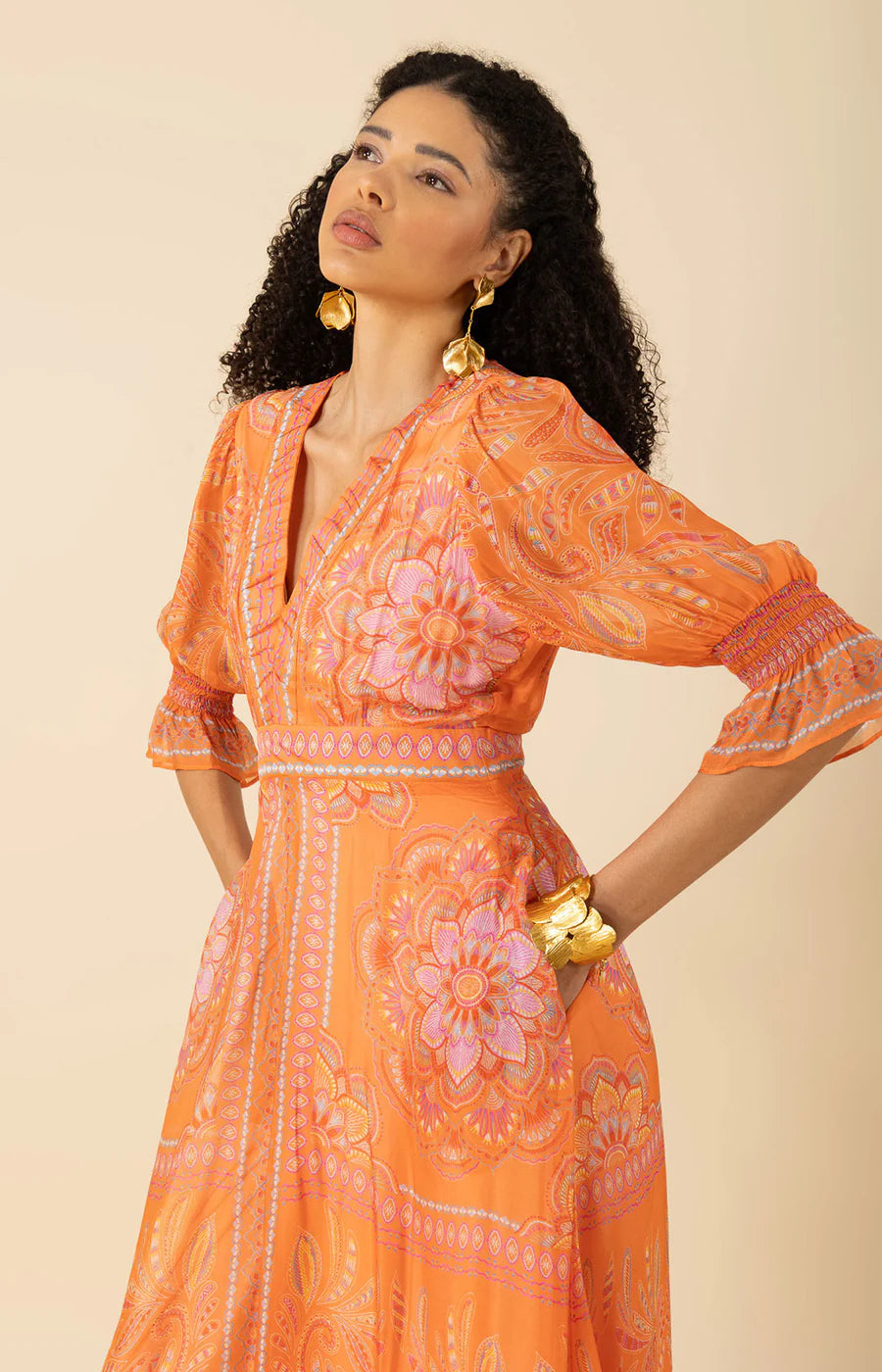 Treasure Chiffon Maxi Dress Hale Bob Jilli Boutique