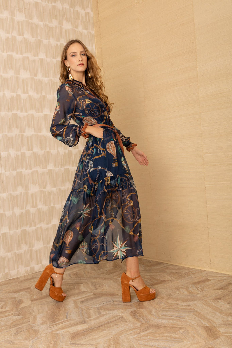 Andi Dress Hale Bob Jilli Boutique 55KH642A Navy