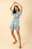 Katelyn Linen Dress by Hale Bob in Blue