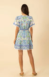Katelyn Linen Dress by Hale Bob in Blue