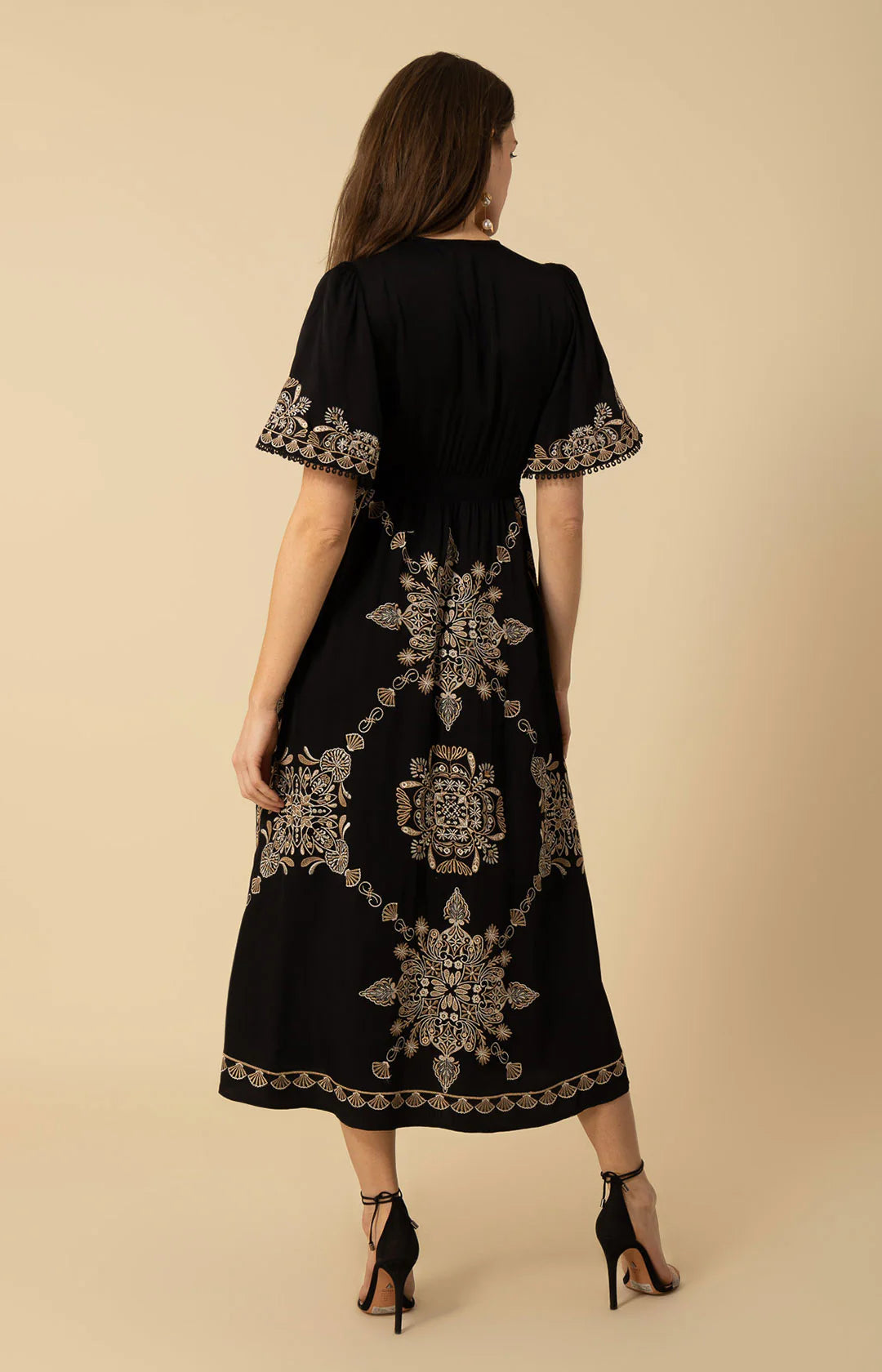 Katalina Embroidered Dress by Hale Bob