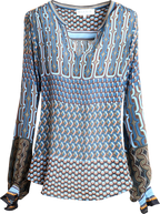 Addilynn Silk Blouse Jilli Boutique Hale Bob