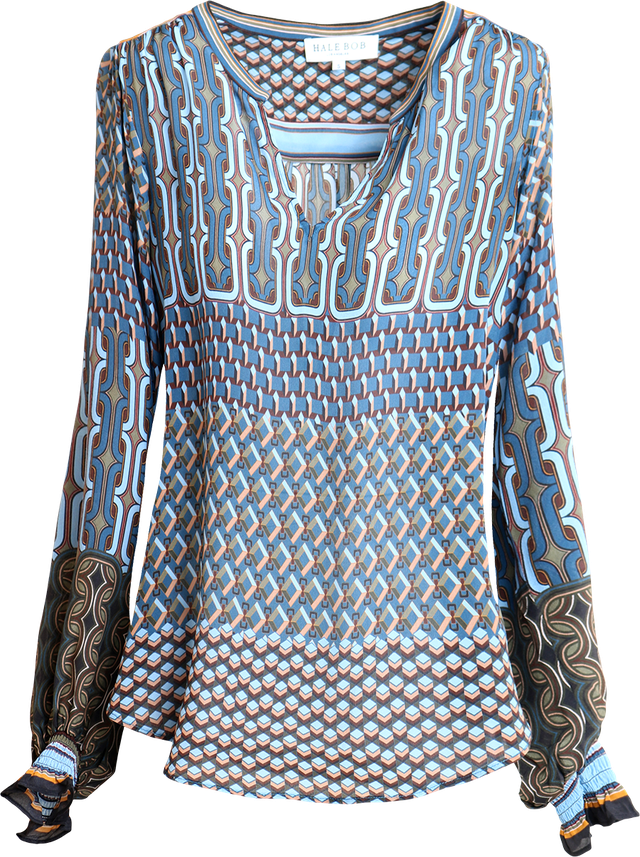 Addilynn Silk Blouse Jilli Boutique Hale Bob