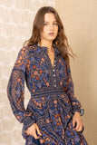 Marisol Chiffon Maxi Dress by Hale Bob