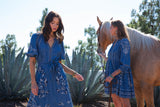 Wynter Embroidered Chambray Dress by Hale Bob Jilli Boutique