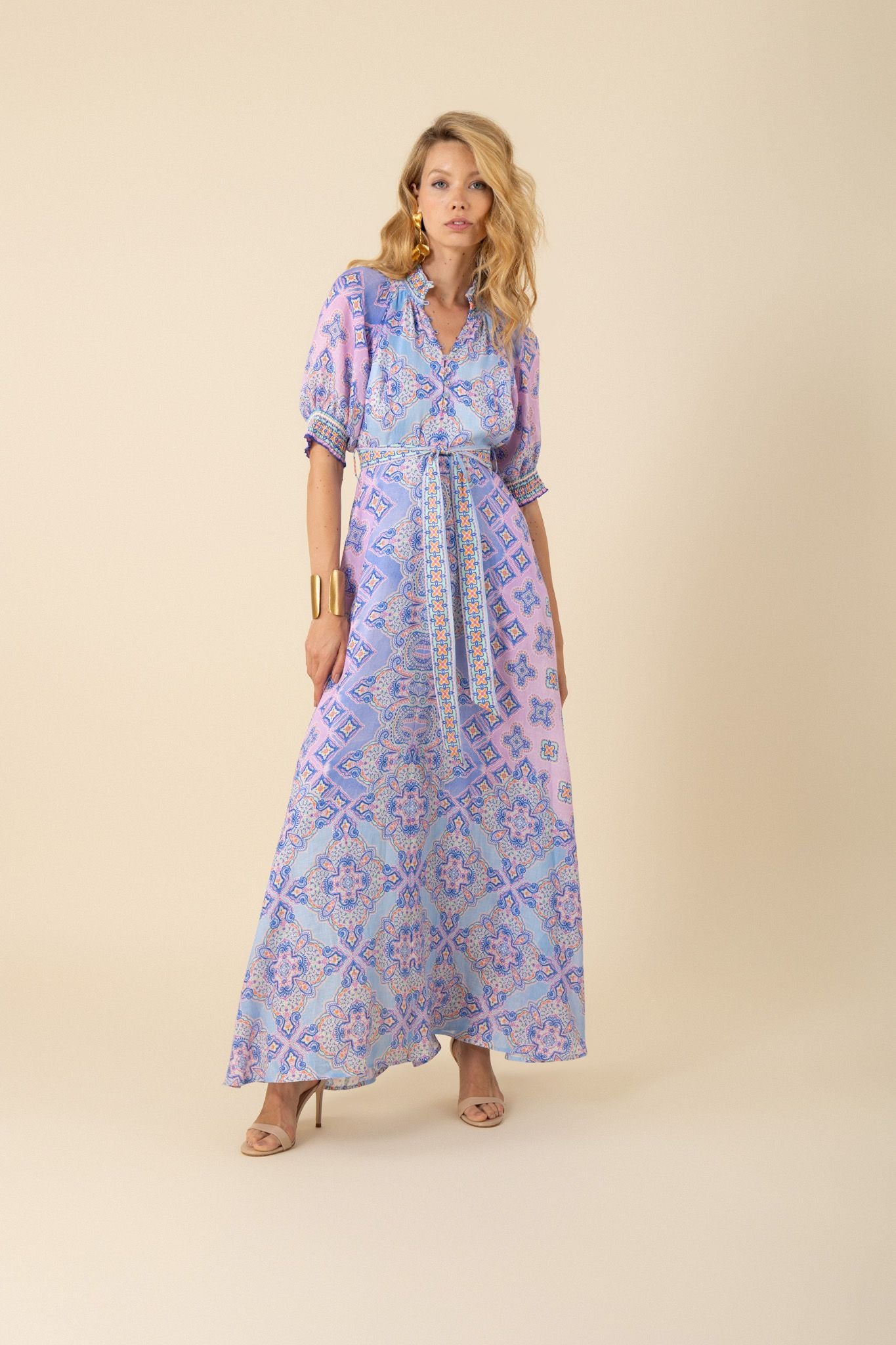Naya Linen Maxi Dress Jilli Boutique Hale Bob